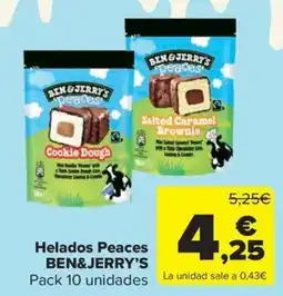 Carrefour Market BEN&JERRY'S Helados Peaces oferta