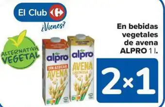 Carrefour Market ALPRO En bebidas vegetales de avena oferta