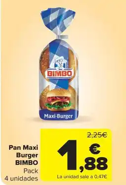 Carrefour Market BIMBO Pan Maxi Burger oferta