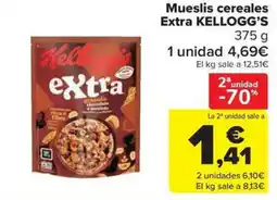 Carrefour Market KELLOGG'S Mueslis cereales Extra oferta