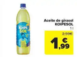 Carrefour Market KOIPESOL Aceite de girasol oferta