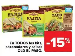 Carrefour Market OLD EL PASO En todos los kits, sazonadores y salsas oferta