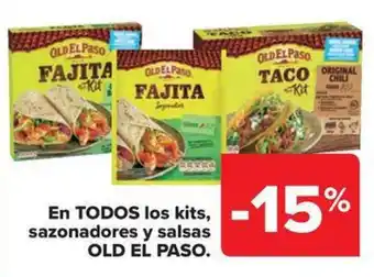 Carrefour Market OLD EL PASO En todos los kits, sazonadores y salsas oferta