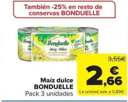 Carrefour Market BONDUELLE Maíz dulce oferta