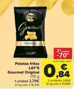 Carrefour Market LAY'S Patatas fritas Gourmet Original oferta
