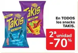 Carrefour Market TAKIS En todos los snacks oferta