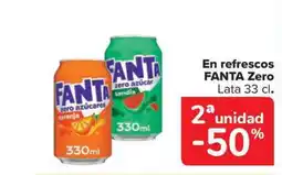 Carrefour Market FANTA En refrescos Zero oferta
