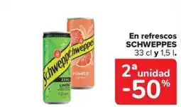 Carrefour Market SCHWEPPES En refrescos oferta