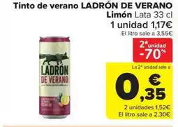 Carrefour Market LADRÓN DE VERANO Tinto de verano Limón oferta