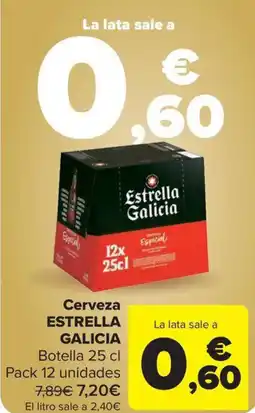 Carrefour Market ESTRELLA GALICIA Cerveza oferta
