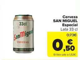 Carrefour Market SAN MIGUEL Cerveza Especial oferta