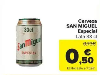 Carrefour Market SAN MIGUEL Cerveza Especial oferta