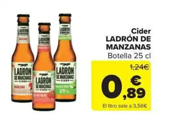Carrefour Market LADRÓN DE MANZANAS Cider oferta