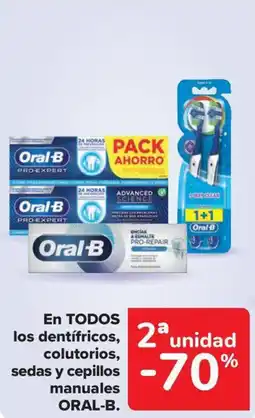 Carrefour Market ORAL-B En todos los dentifricos, colutorios, sedas y cepillos manuales oferta
