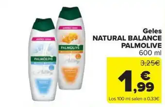 Carrefour Market PALMOLIVE Geles natural balance oferta