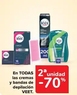 Carrefour Market VEET En todas las cremas y bandas de depilación oferta