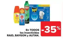 Carrefour Market RAID, BAYGON Y AUTAN En todos los insecticidas oferta