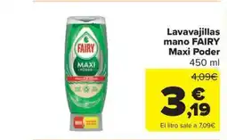 Carrefour Market FAIRY Lavavajillas mano Maxi Poder oferta