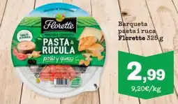 Sorli FLORETTTE Barqueta pasta i ruca oferta