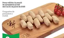 Sorli Croquetes de pollastre o rostit oferta