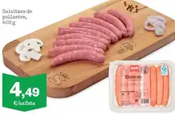 Sorli Salsitxes de pollastre, oferta