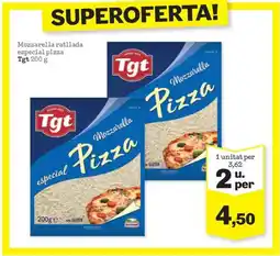 Sorli TGT Mozzarella ratllada especial pizza oferta