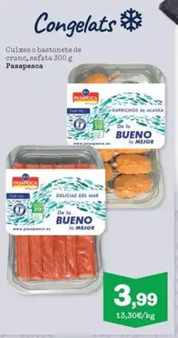 Sorli PASAPESCA Cuixes o bastonets de cranc, safata oferta