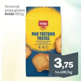 Sorli SCHAR Pa torrat sense gluten oferta