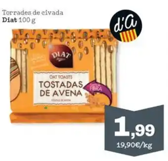 Sorli DIAT Torrades de civada oferta