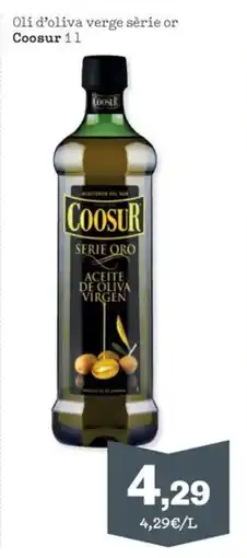Sorli COOSUR Oli d'oliva verge sèrie oferta
