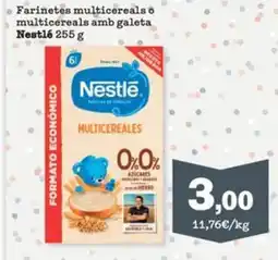 Sorli NESTLE Farinetes multicereals o multicereals amb galeta oferta