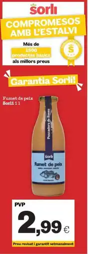 Sorli SORLI Fumet de peix oferta
