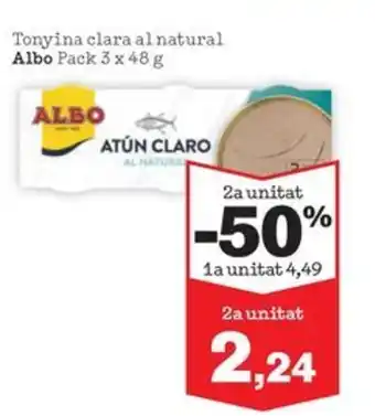 Sorli ALBO Tonyina clara al natural oferta