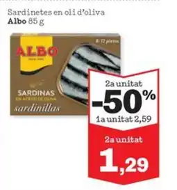 Sorli ALBO Sardinetes en oli d'oliva oferta