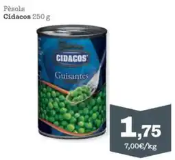 Sorli CIDACOS Pèsols oferta