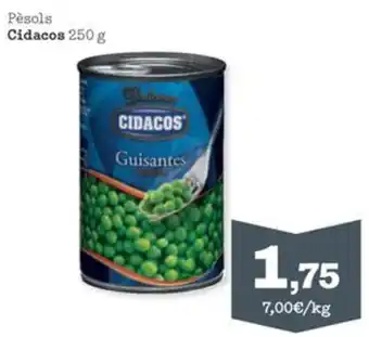 Sorli CIDACOS Pèsols oferta