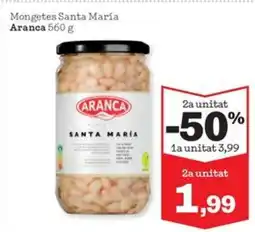 Sorli ARANCA Mongetes Santa María oferta