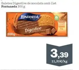 Sorli FONTANEDA Galetes Digestive de xocolata amb llet oferta