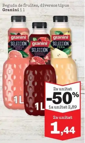 Sorli GRANNI Beguda de fruites, diversos tipus oferta