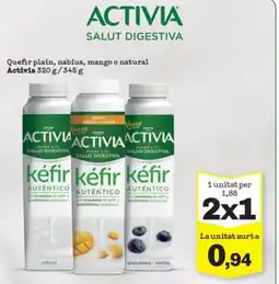Sorli ACTIVIA Quefir plain, nabius, mango o natural oferta