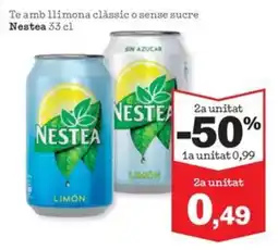 Sorli NESTEA Te amb llimona clàssic o sense sucre oferta