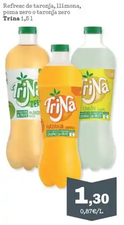 Sorli TRINA Refresc de taronja, llimona, poma zero o taronja zero oferta
