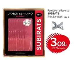 Condis SUBIRATS Pernil serrà Reserva oferta