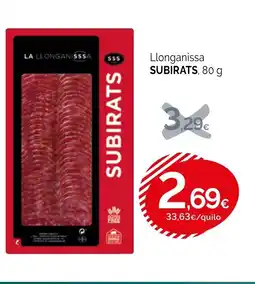 Condis SUBIRATS Llonganissa oferta