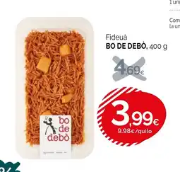 Condis BO DE DEBÒ Fideuà oferta