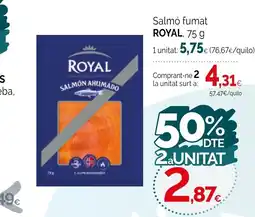 Condis ROYAL Salmó fumat oferta