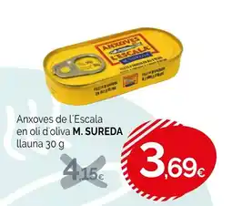 Condis M. SUREDA Anxoves de l'Escala en oli d'oliva oferta