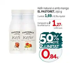 Condis EL PASTORET Kéfir natural o amb mango oferta