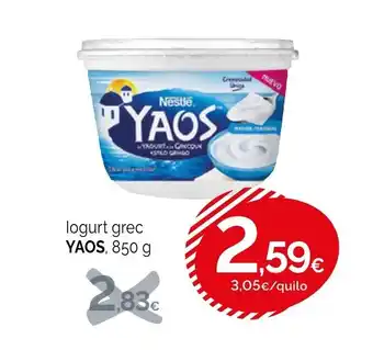Condis YAOS Iogurt grec oferta