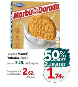 Condis MARBÚ DORADA Galetes oferta